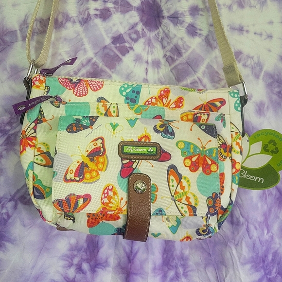 Lily Bloom Handbags - NWT Lilly Bloom Butterfly Twister Cristina Mid Multi Color Crossbody  Bag